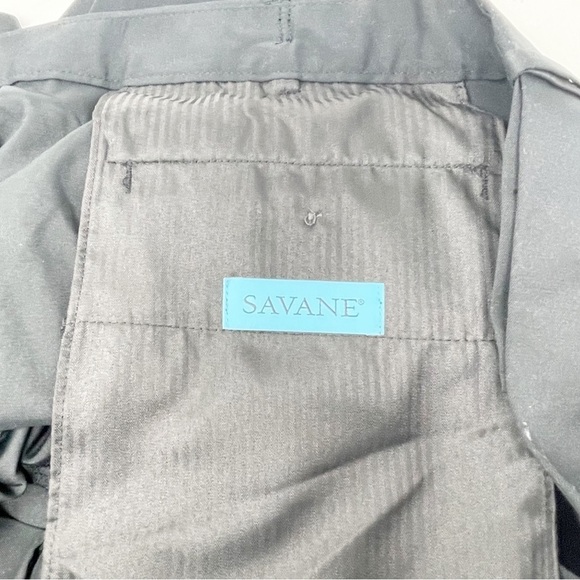 SAVANE Women’s Black Stretch Microfiber Wrinkle Free Extender Waist Short 42 - Picture 6 of 8